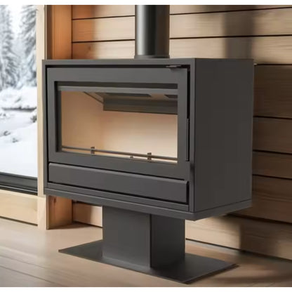 Heritage Flame Rectangular Fireplace